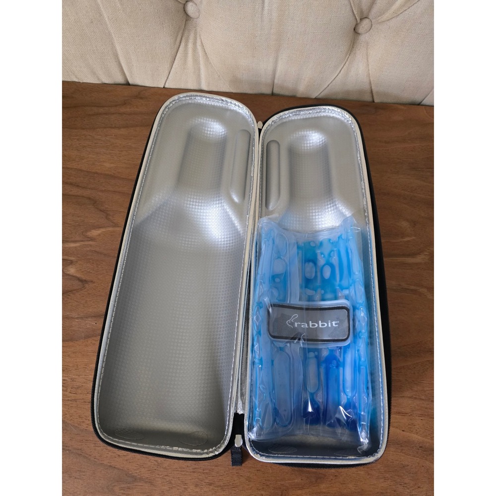 Rabbit Insulated Wine Bottle Carrier Case Portable Bottle Tote with Ice Pack